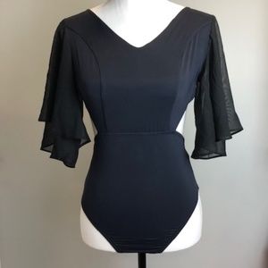 Body Black  Back Sexy Sz S
